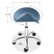 Saloniture Professional Ergonomic Saddle Stool - Adjustable Hydraulic Seat, Rolling Spa Salon, Massage, and Medical Office Chair with Swivel Wheels